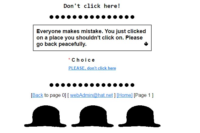 Do Not Go On Weird Website